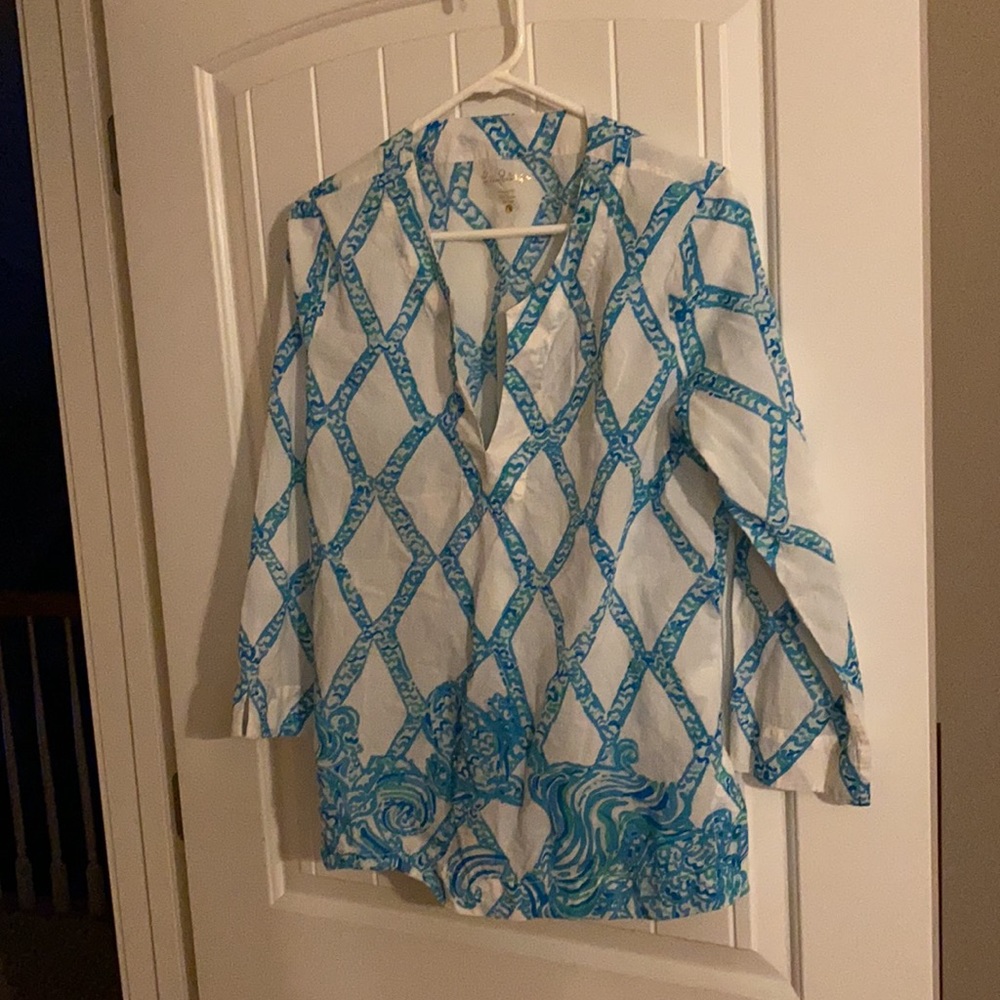 Lilly Pulitzer Cotton tunic.Super light weight.